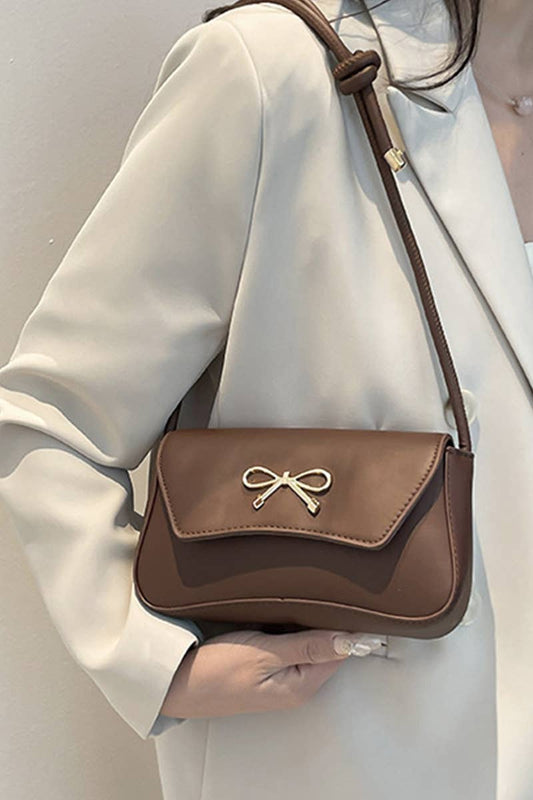 Bow Accent Underarm Shoulder Bag