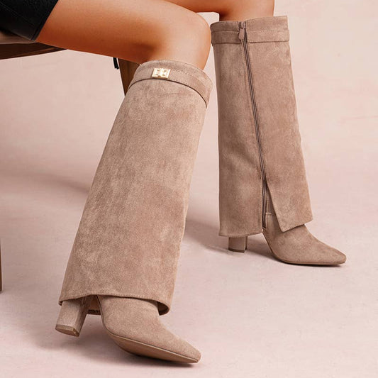 Women's Buckle Boots – Sleek Elegance & Modern Appeal