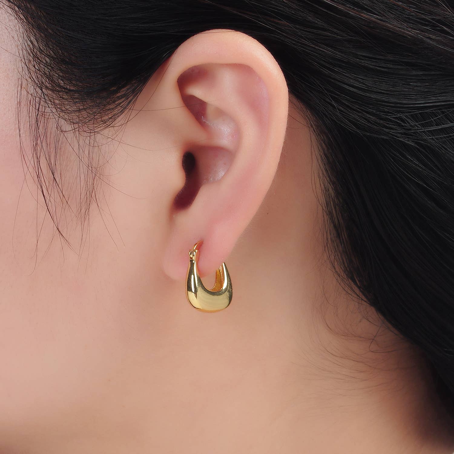 24K Gold Filled Hoop Earrings