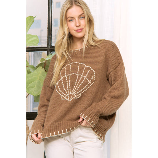 Shell Pullover Sweater