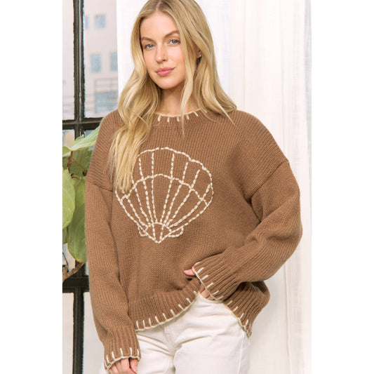Shell Pullover Sweater