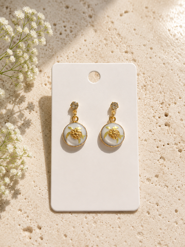 Handmade Sea Turtle Earrings