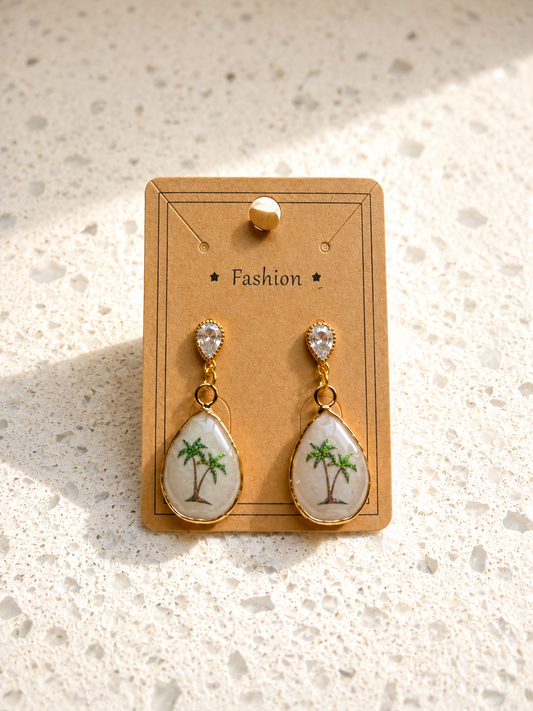Palm Tree Earrings