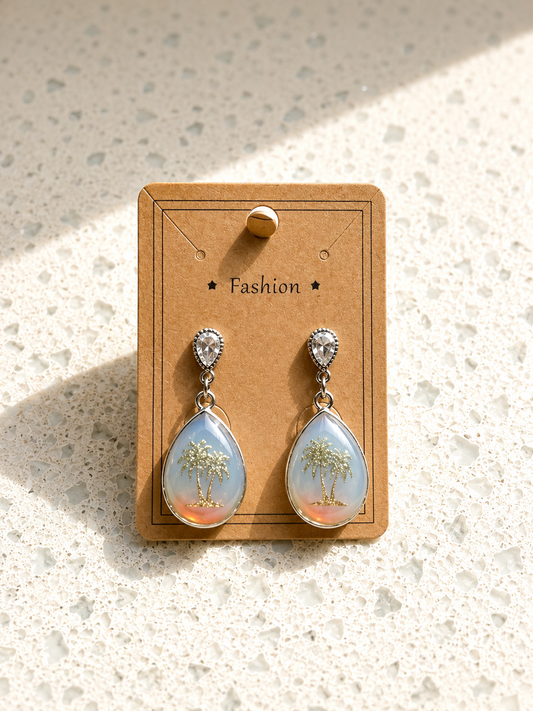Palm Tree Earrings