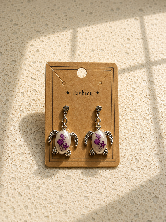 Sea turtle earrings
