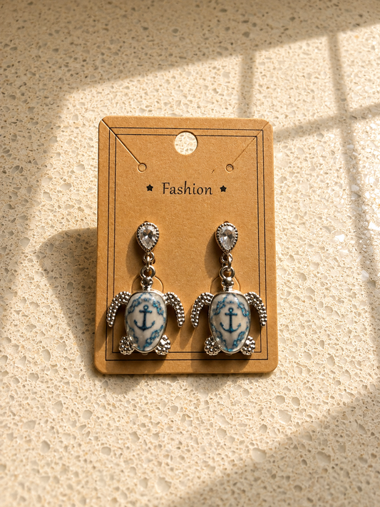 Sea turtle earrings