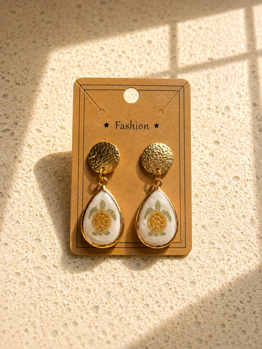 Sea turtle earrings
