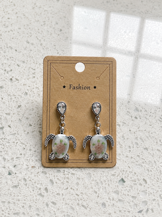 Sea turtle earrings
