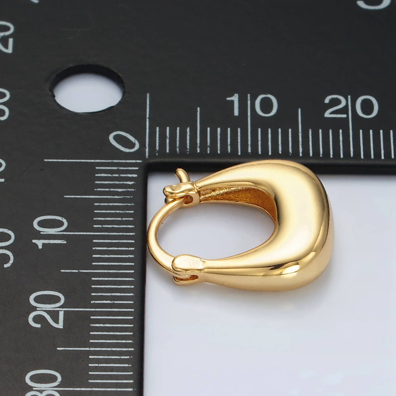 24K Gold Filled Hoop Earrings