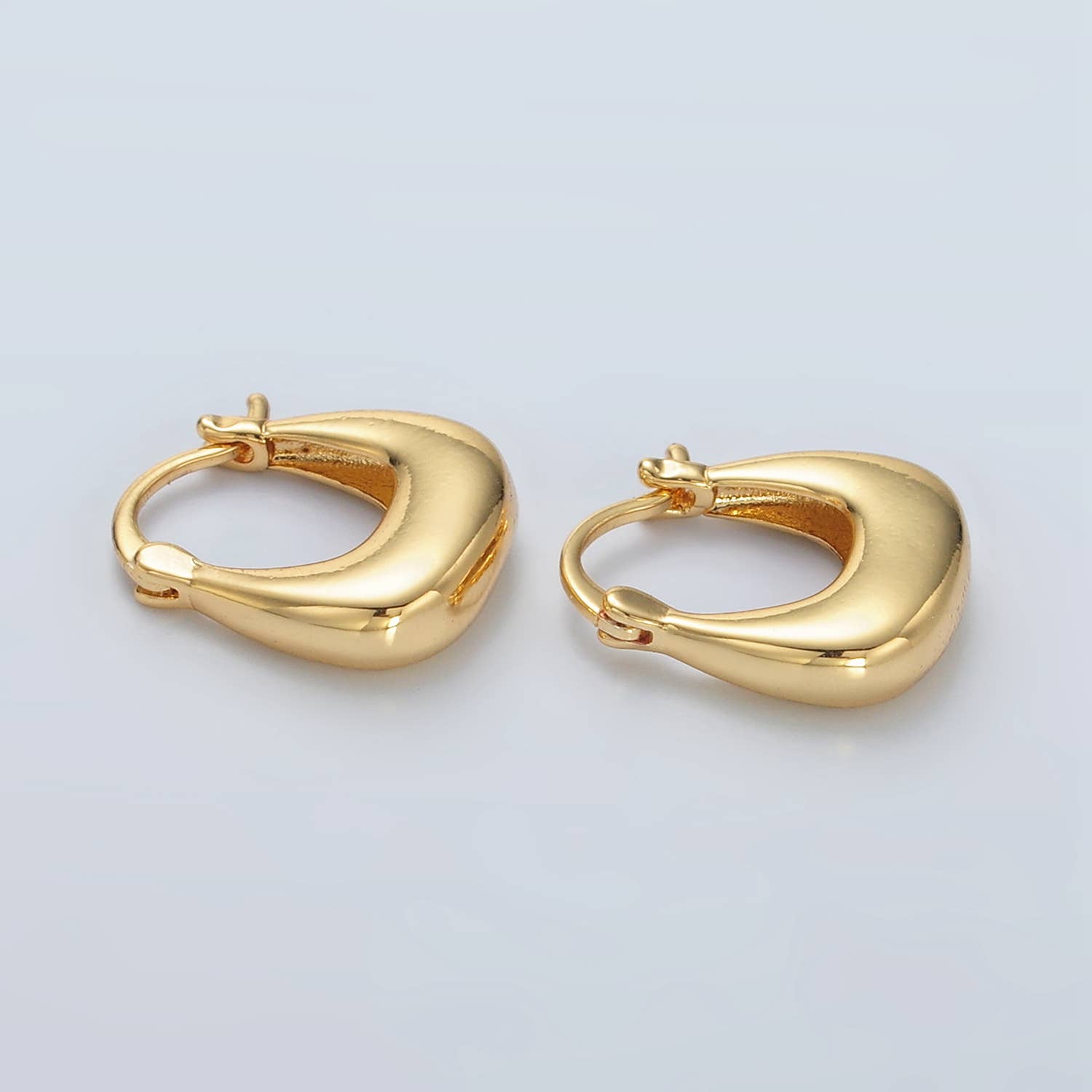 24K Gold Filled Hoop Earrings