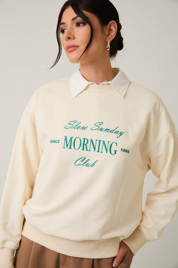 Slow Sunday Morning Crewneck