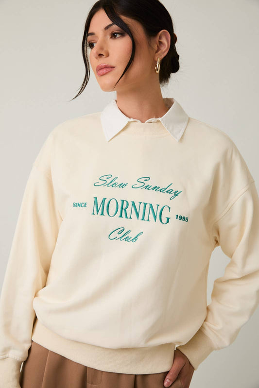 Slow Sunday Morning Crewneck