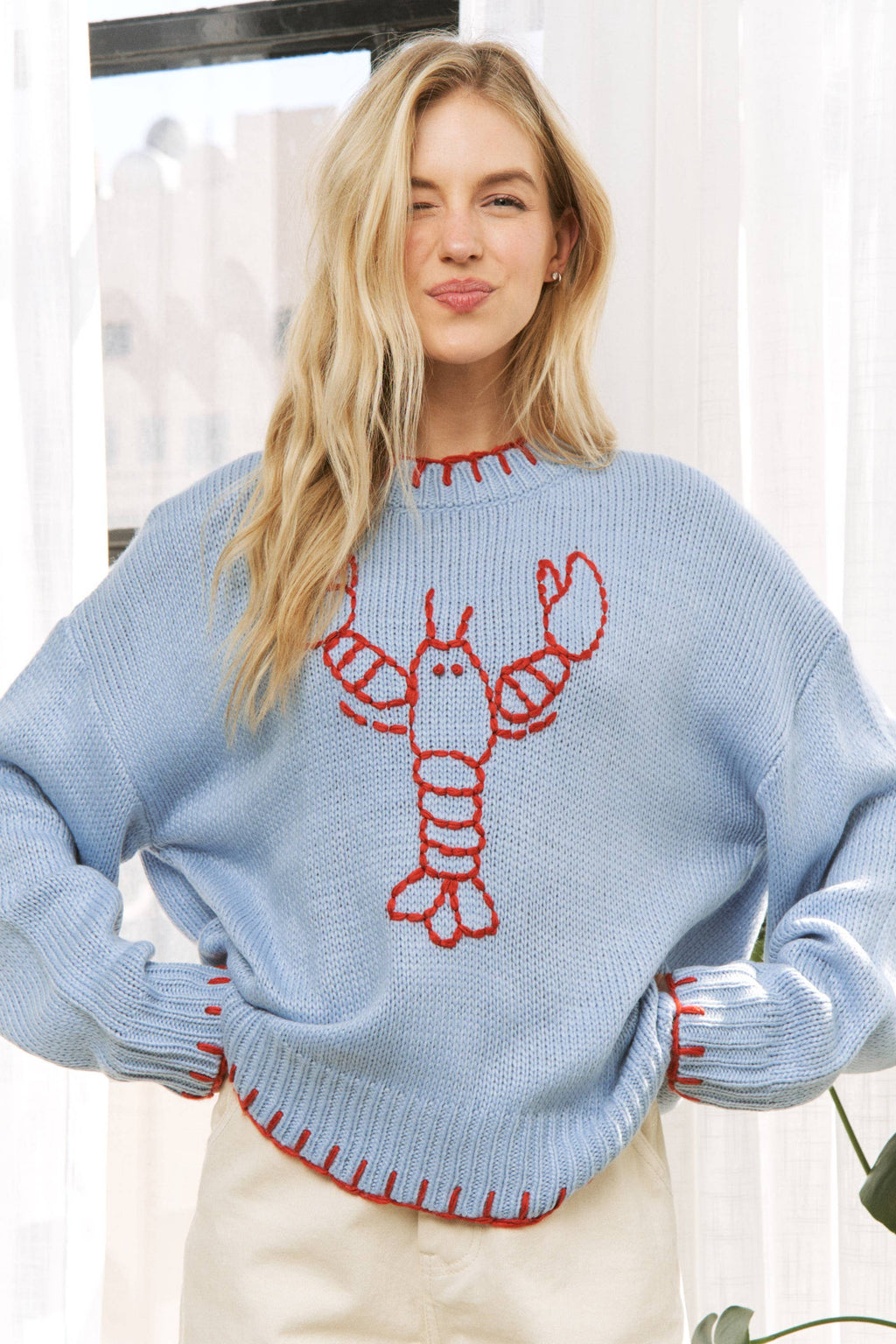Lobster Pullover Sweater