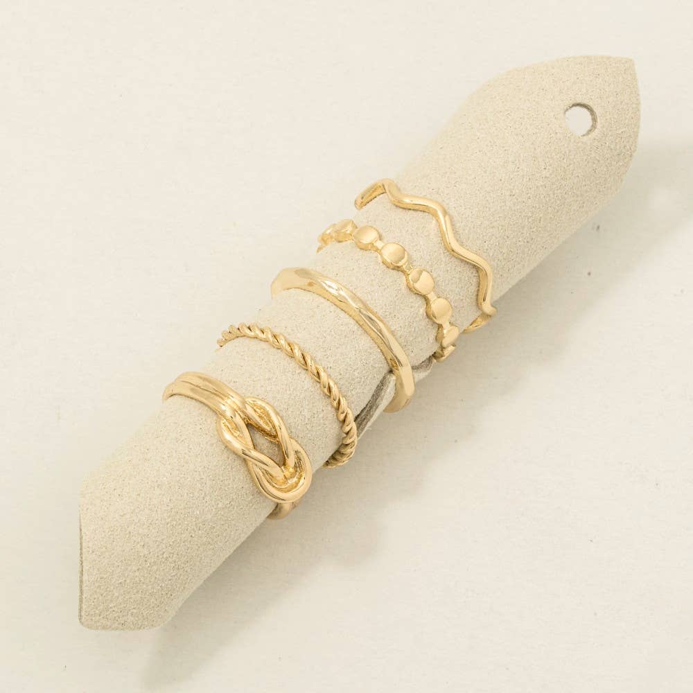 Assorted Stackable Dainty Band Rings